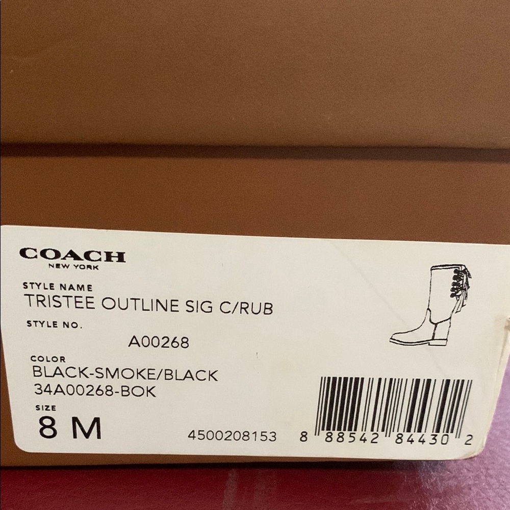 Coach Black Smoke Boots